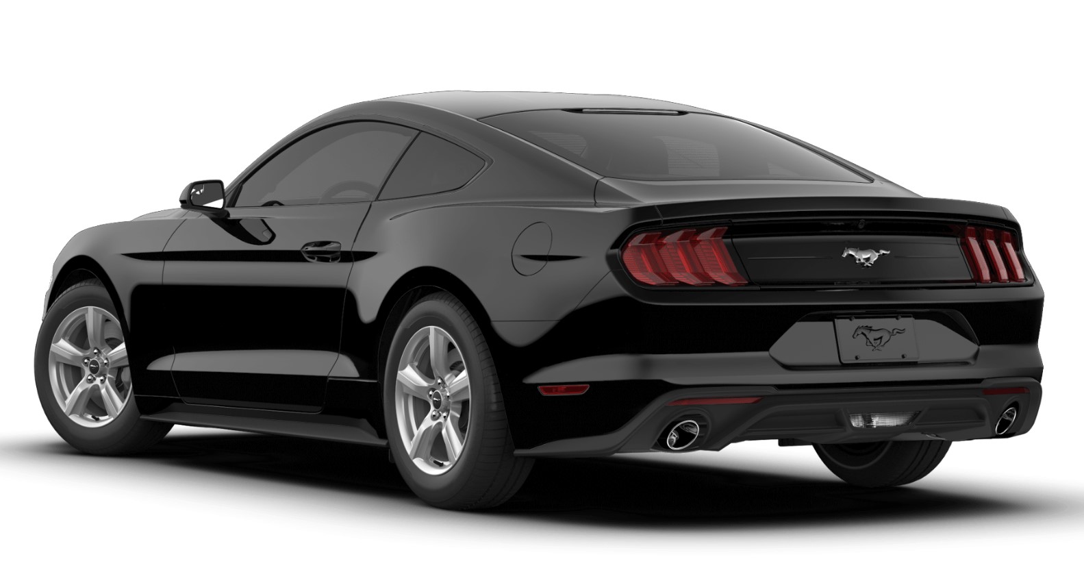 2019 Ford Mustang EcoBoost Rear Black Exterior